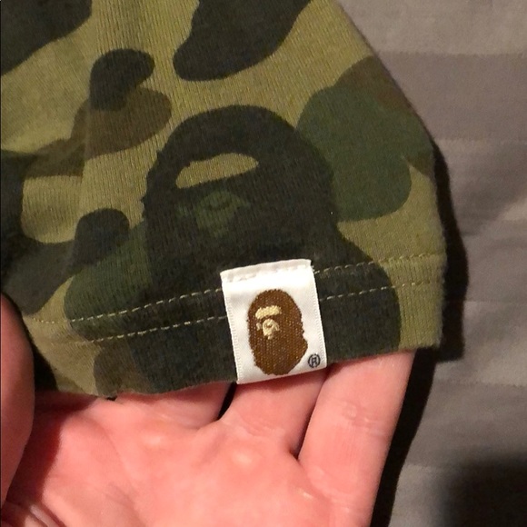 BAPE BUSY WORKS CAMO TEE - Picture 3 of 4